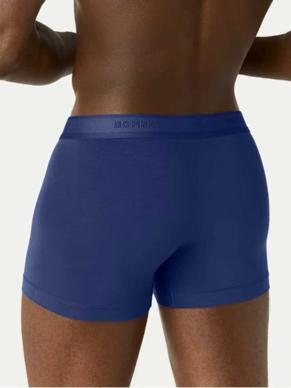 Bombas Men’s Soft Flex Trunk Boxer Brief Large Cosmic Night Blue New